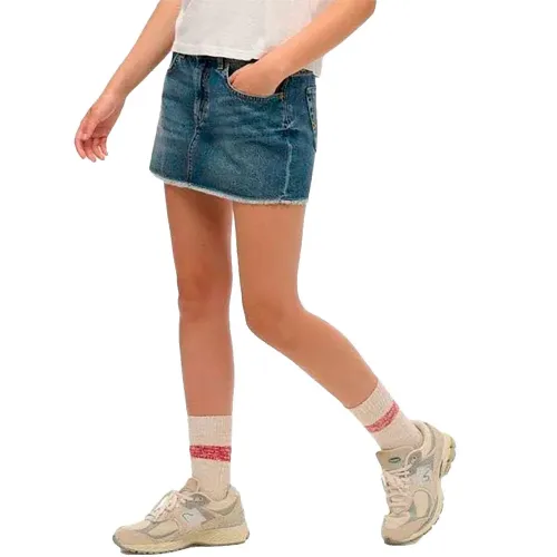 슈퍼드라이 W7210345A 데님 스커트 142222214