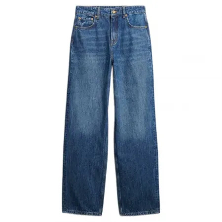 슈퍼드라이 W7011262A Wide Leg 하이웨이스트 청바지 142222216