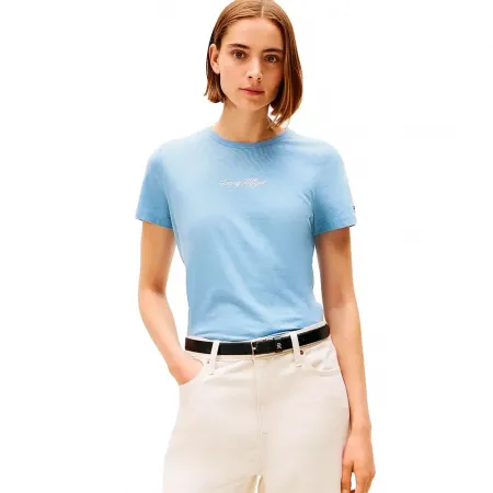 타미힐피거 클래식 Script 레큘러 Fit 반팔 티셔츠 142276681