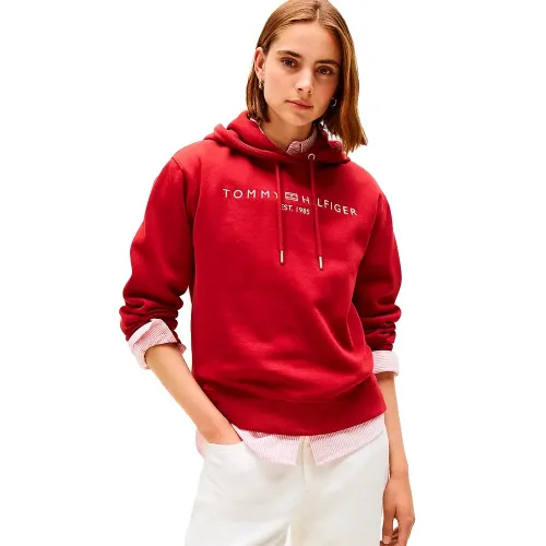 타미힐피거 Corp 로고 후드티 142276694