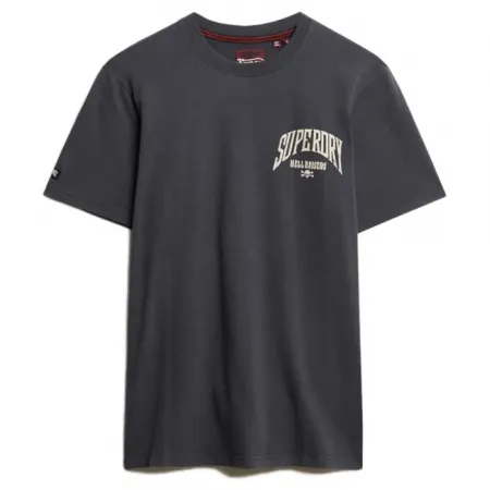 슈퍼드라이 Biker Rock Relaxed Fit 반팔 티셔츠 142283409