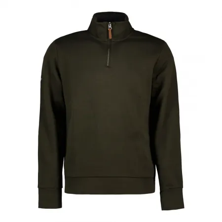 슈퍼드라이 Core Pique Henley 하프 지퍼 스웨터 142283471