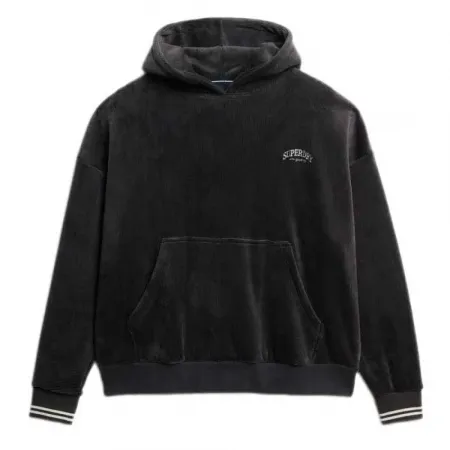 슈퍼드라이 컨트리 Club Velour Loose Fit 후드티 142283485