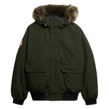슈퍼드라이 Everest Faux Fur 봄버 자켓 142283578