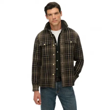 슈퍼드라이 Merchant Heavy 긴팔 셔츠 142285118