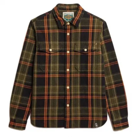 슈퍼드라이 Merchant Heavy 긴팔 셔츠 142285120