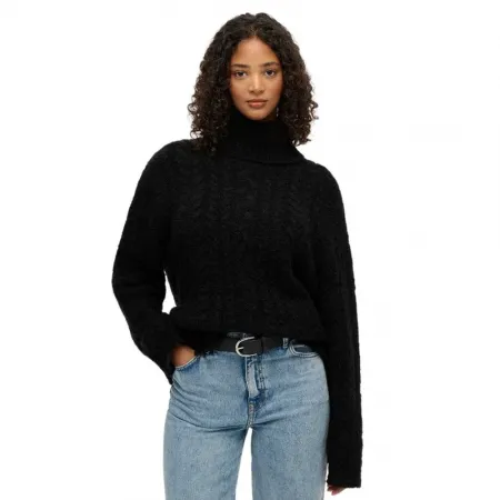 슈퍼드라이 Cable 하이넥 스웨터 142369306