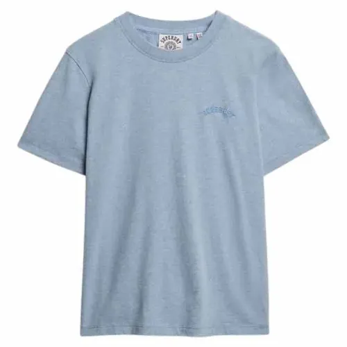 슈퍼드라이 에센셜 로고 엠브로이더드 반팔 티셔츠 142369404