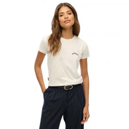 슈퍼드라이 에센셜 Logo Fitted Ind 반팔 티셔츠 142369416