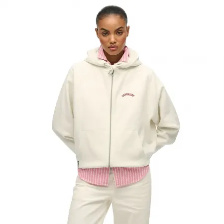 슈퍼드라이 에센셜 Logo Osz Raglan 풀지퍼 스웨터 142369423