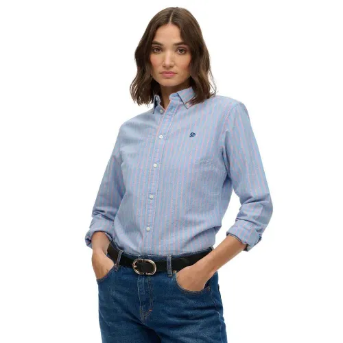 슈퍼드라이 슬림 Oxford Bd 긴팔 셔츠 142369550