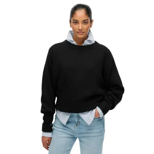 슈퍼드라이 Slouchy 크루 Neck 스웨터 142369561