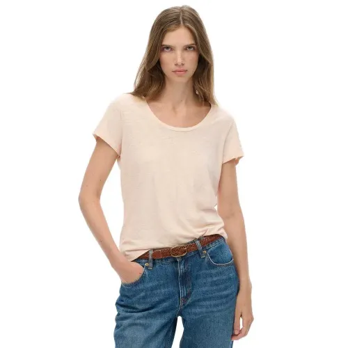 슈퍼드라이 스튜디오s Scoop Neck 반팔 티셔츠 142369589