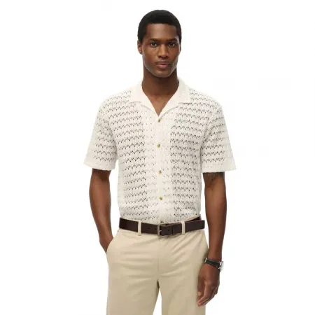 슈퍼드라이 Knitted Texture 반팔 티셔츠 142380874