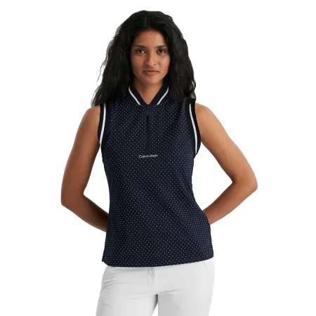 캘빈클라인 Camilla Printed 여성 나시 폴로셔츠 142391976