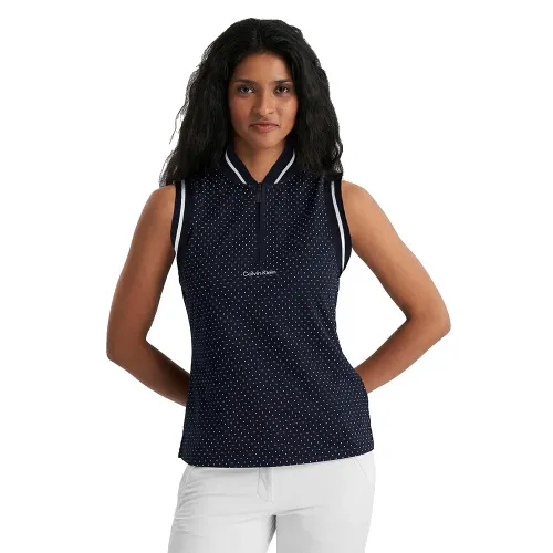 캘빈클라인 Camilla Printed 여성 나시 폴로셔츠 142391976