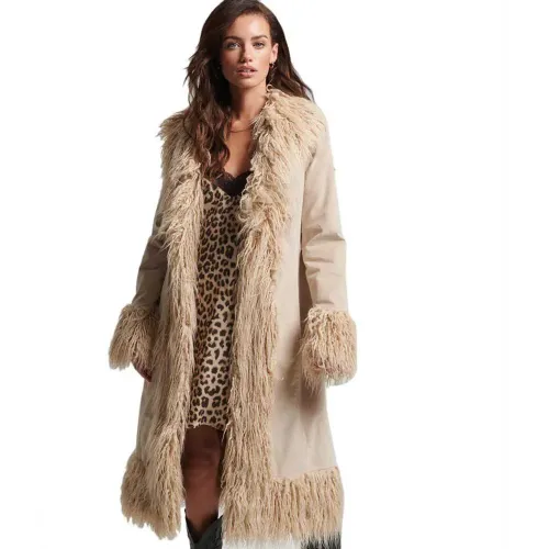 슈퍼드라이 빈티지 Long Afghan 코트 142480958