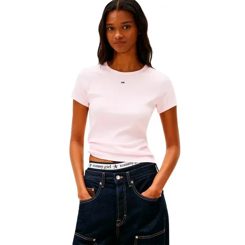 타미힐피거 슬림 에센셜 Ext 반팔 티셔츠 142503933