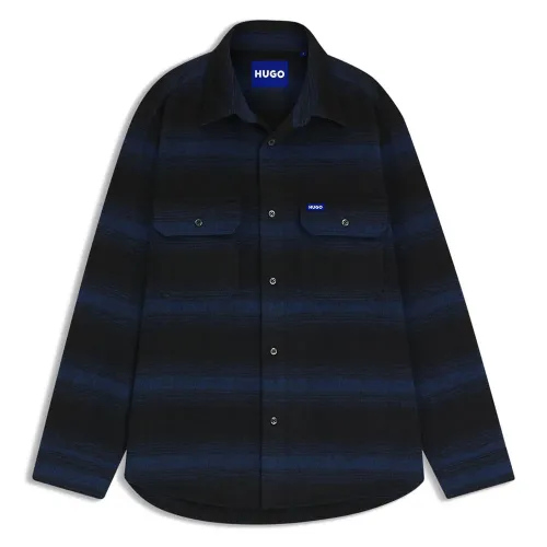 휴고 보스 Ebolt 10273579 01 BLUE 긴팔 셔츠 142530039