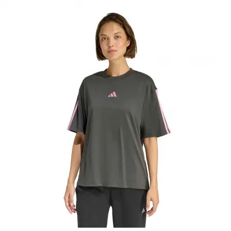 아디다스 에센셜 3 Stripes Boyfriend 반팔 티셔츠 142666375