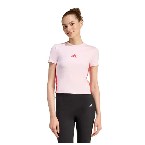 아디다스 에센셜 3 스트라이프 슬림 Baby 반팔 티셔츠 142666409