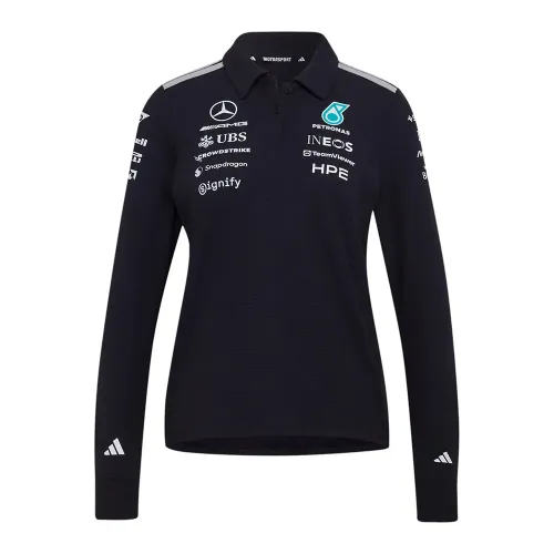 아디다스 메르세데스-AMG Petronas F1 Team Engineers 긴 소매 폴로 142666806