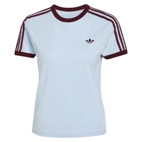 아디다스 3 스트라이프 슬림 반팔 티셔츠 142667702