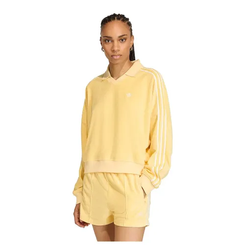 아디다스 Terry Towel V Neck 긴 소매 폴로 142668087