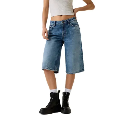 게스 W6GD1DD6363 Baggy 데님 반바지 142680222