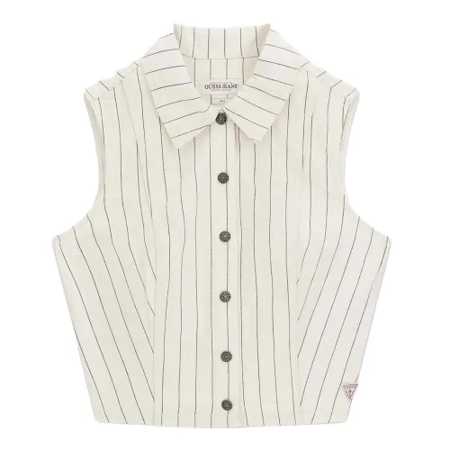 게스 W6GHZ9D7961 Cropped 나시 티셔츠 142680232