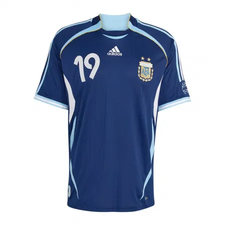 아디다스 Argentina Away 2006 Messi 반팔 티셔츠 142680598