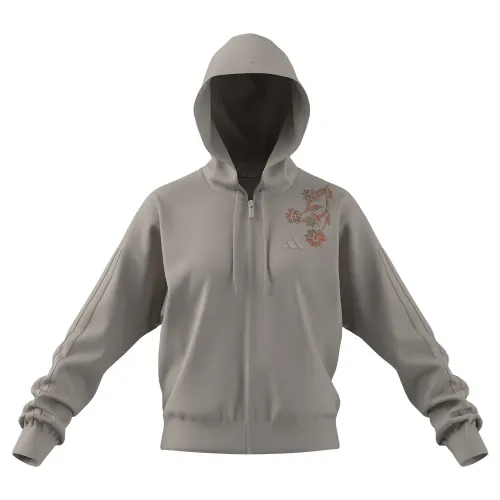 아디다스 에센셜 3 스트라이프 French Terry 풀지퍼 스웨터 142681050