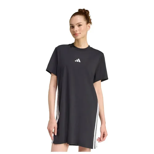아디다스 에센셜 3 스트라이프 Tee 반팔 짧은 원피스 142681068
