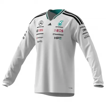 아디다스 메르세데스-AMG Petronas F1 Team Driver Authentic 긴팔 티셔츠 142681592