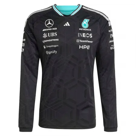 아디다스 메르세데스-AMG Petronas F1 Team Driver Authentic 긴팔 티셔츠 142681612