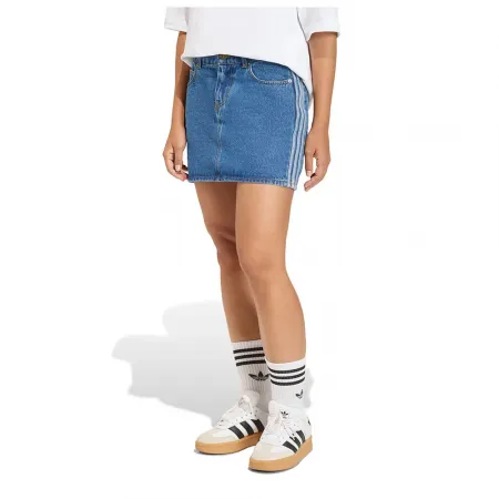 아디다스 3 스트라이프 데님 스커트 142682554
