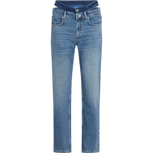KARL LAGERFELD JEANS A3W10004 Straight 핏 청바지 142685288