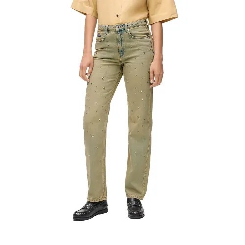 KARL LAGERFELD JEANS A3W10005 Straight 핏 하이웨이스트 청바지 142685291