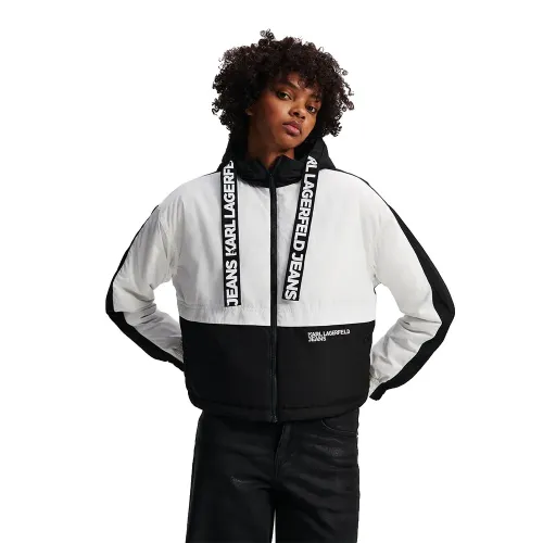 KARL LAGERFELD JEANS A3W15021 Blocked 패딩 자켓 142685339