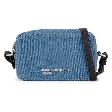 KARL LAGERFELD JEANS A3W30328 로고 스몰 데님 숄더백 142685409