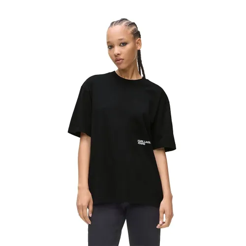 KARL LAGERFELD JEANS A4W17096 Relaxed 핏 반팔 티셔츠 142685538