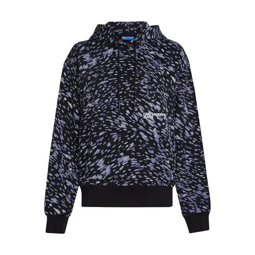 KARL LAGERFELD JEANS A4W20009 Relaxed 핏 후드티 142685567