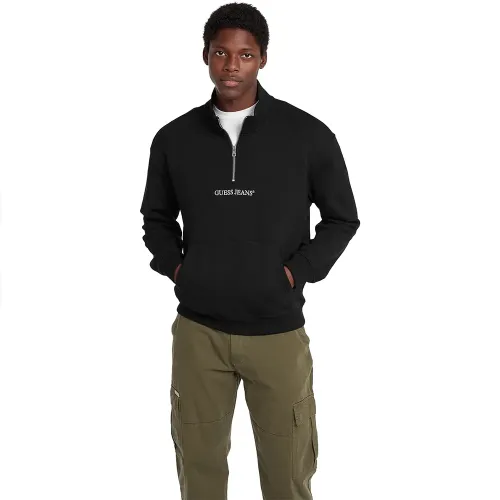 게스 Embro 레귤러 핏 하프 지퍼 스웨터 142685916