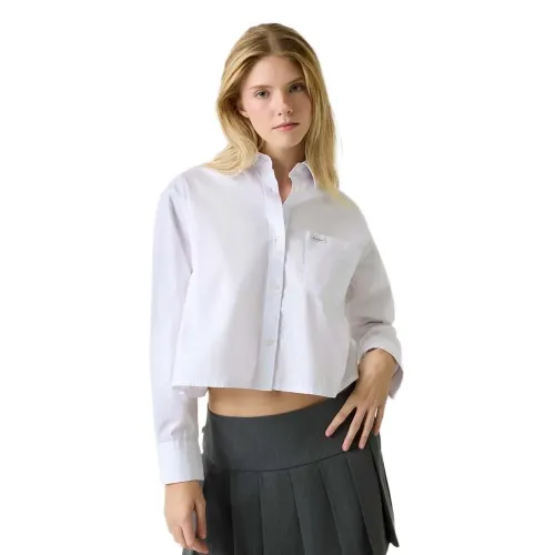 게스 W6RH64WH7P1 Cropped 긴팔 셔츠 142685947