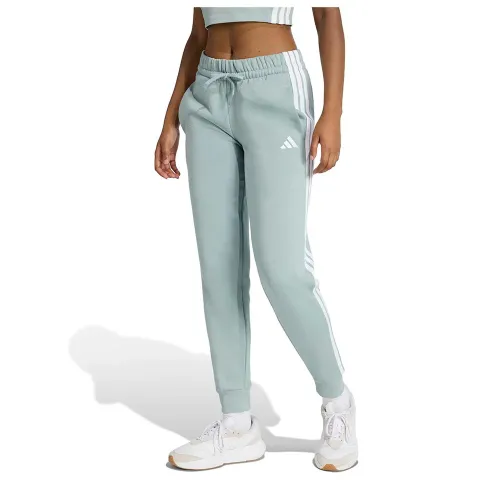 아디다스 에센셜 3 스트라이프 플리스 슬림 조거팬츠 142695802