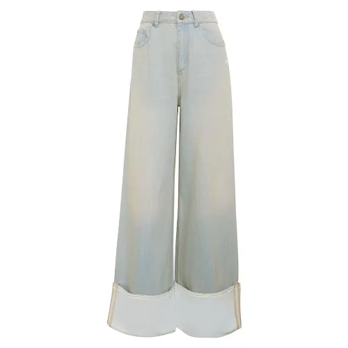 아디다스 빈티지 와이드 Leg 청바지 142698039