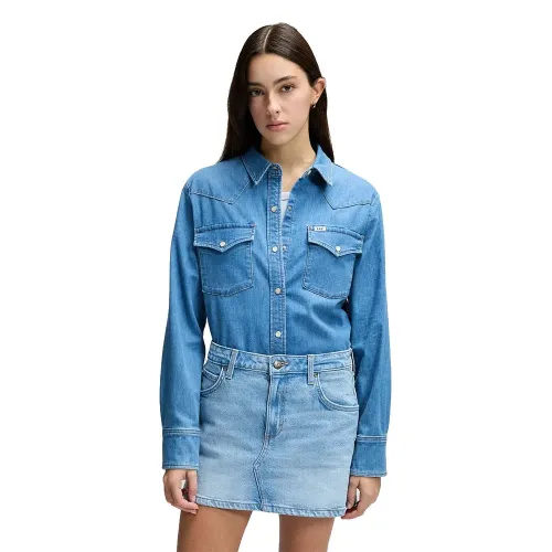 LEE 112378745 레큘러 핏 긴팔 셔츠 142699614