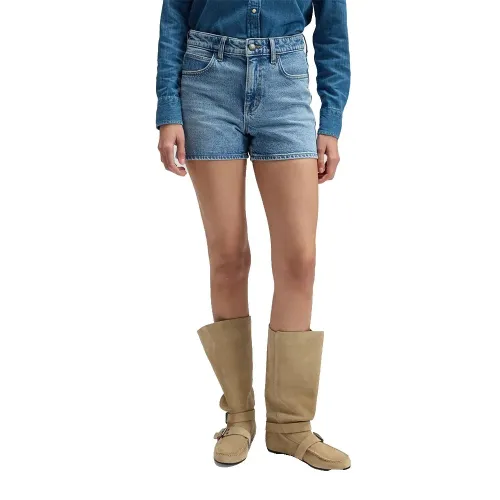 LEE Carol 레큘러 핏 데님 반바지 142699675