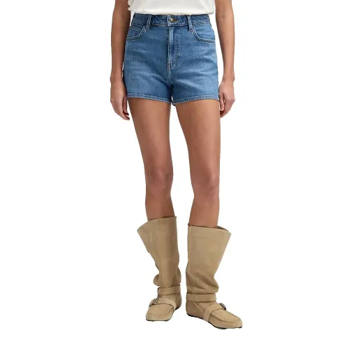 LEE Carol 레큘러 핏 데님 반바지 142699683