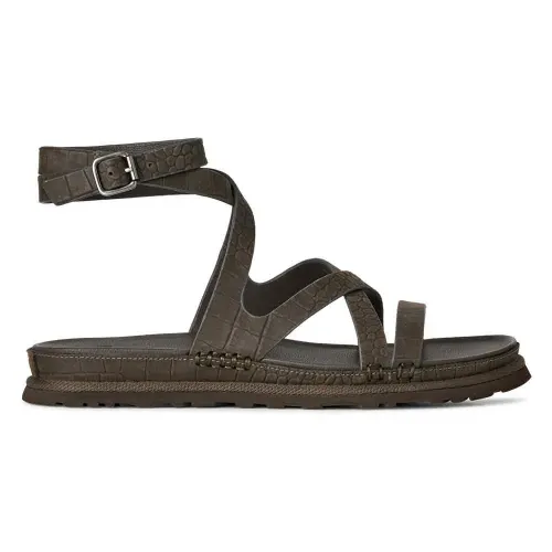 어그 Goldengaze 엠보스 Ankle Wrap 샌들 142703409